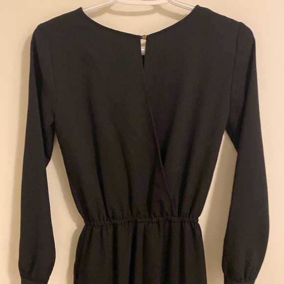 Long sleeve black jumpsuit - Picture 4 of 4